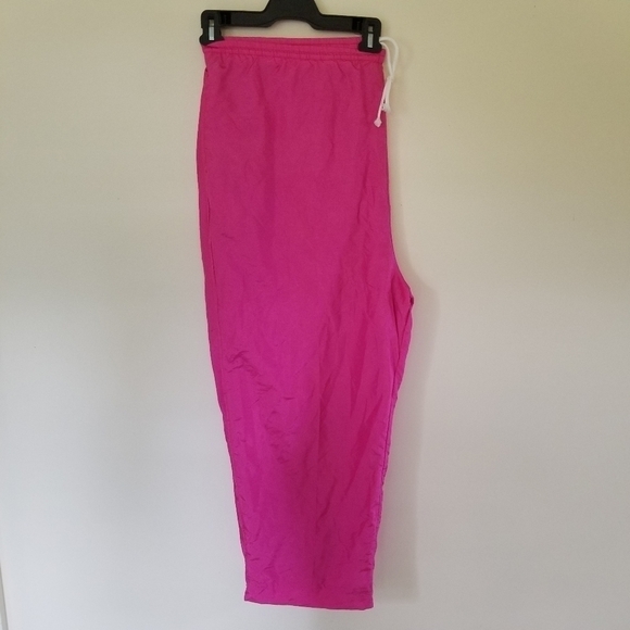 Vintage 2 Piece Pink Tracksuit Set From 90s Mixed Texture Panels Size 3x - Picture 9 of 9